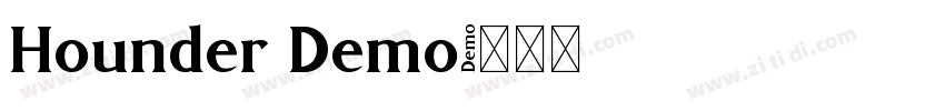 Hounder Demo字体转换